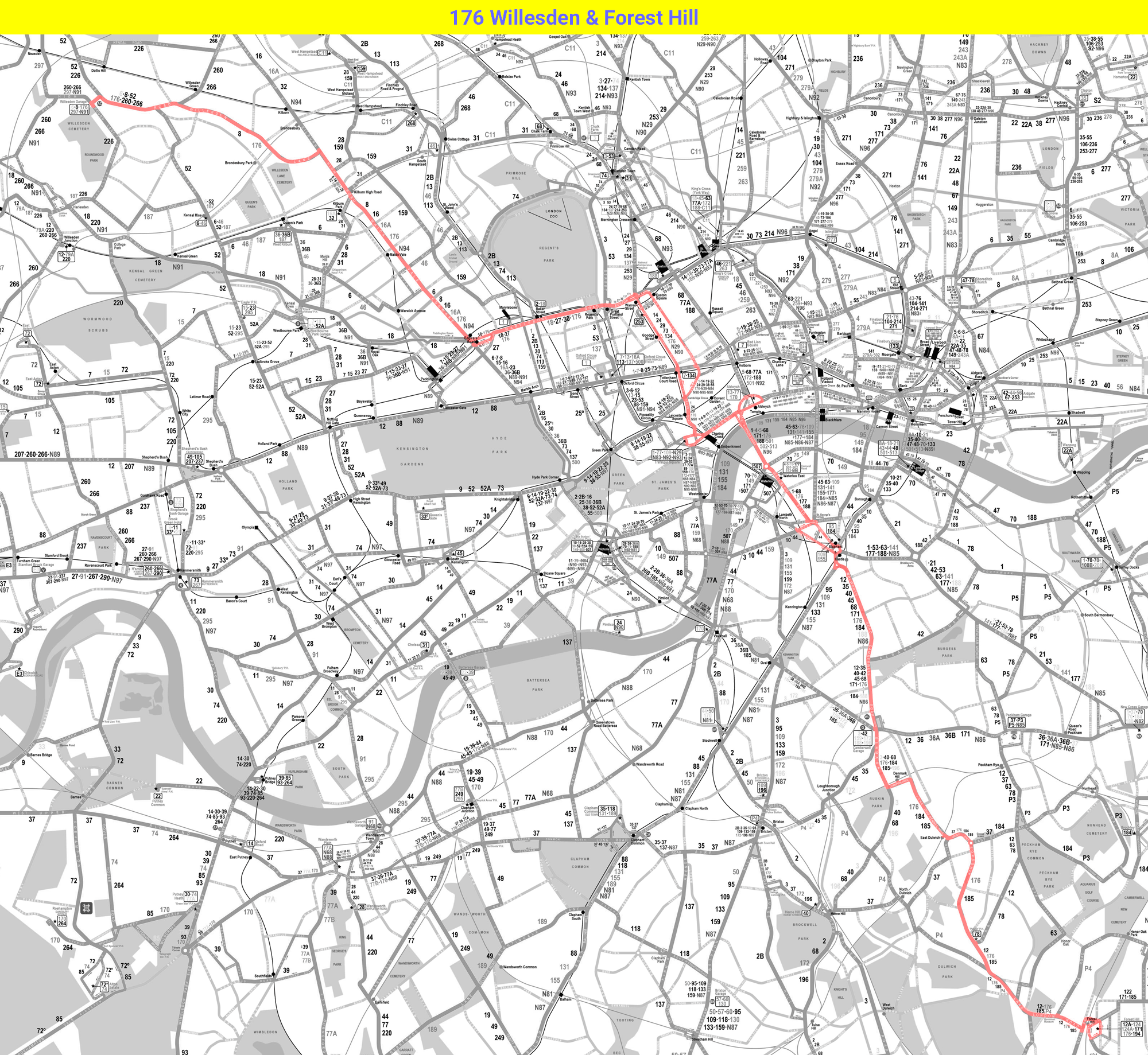 1982 map drawn by Darius Grigg